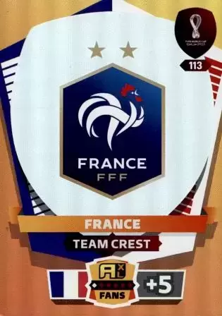 Adrenalyn XL Fifa World Cup Qatar 2022 - Team Crest - France