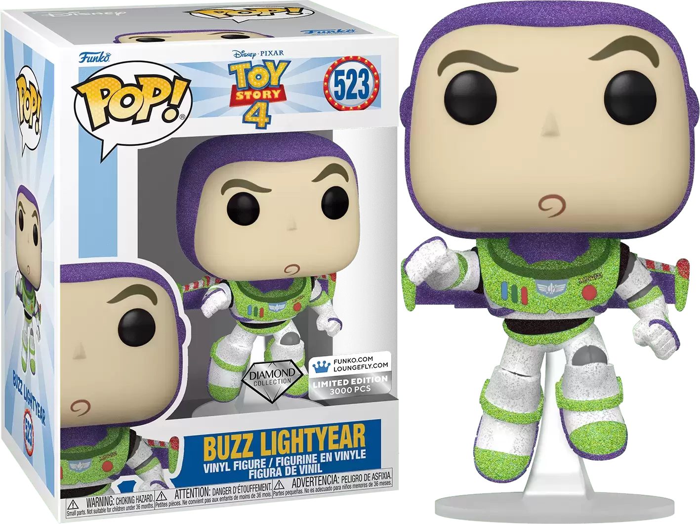 Buzz Lightyear Funko Pop Vinyl Toy Story Figure 20th Anniversary Collectible