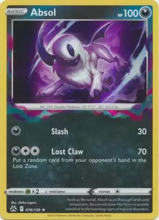 Crown Zenith - Absol Holo
