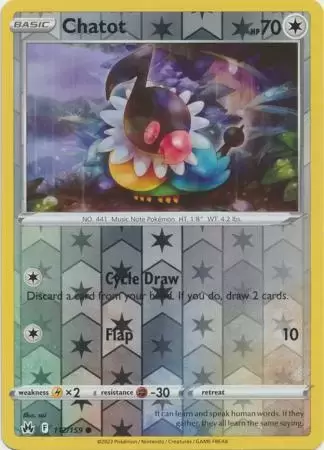 Crown Zenith - Chatot Reverse