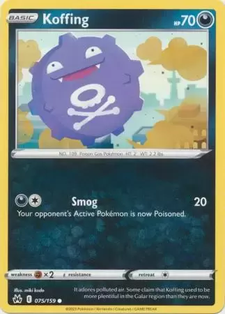 Crown Zenith - Koffing