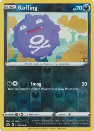 Crown Zenith - Koffing Reverse