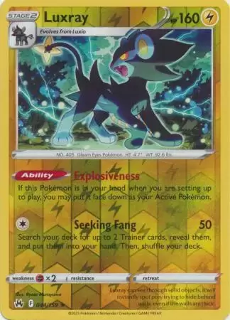 Crown Zenith - Luxray Reverse