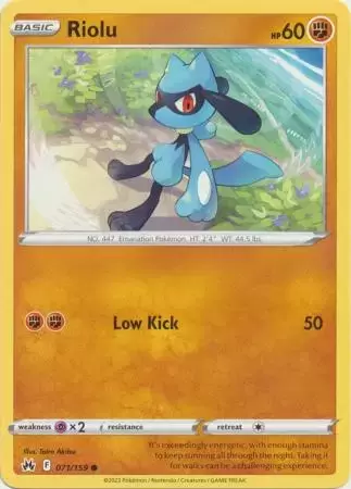 Crown Zenith - Riolu