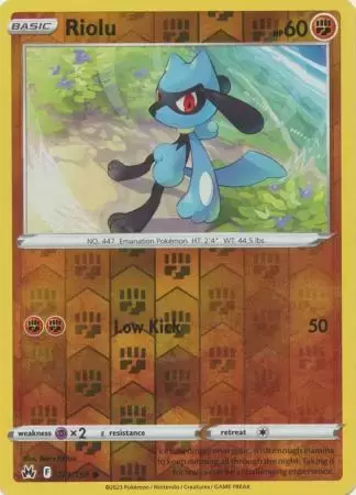 Crown Zenith - Riolu Reverse