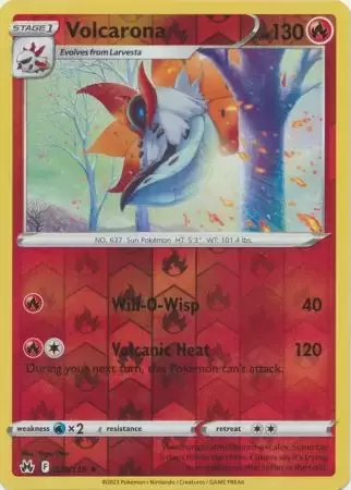 Crown Zenith - Volcarona Reverse