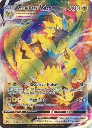 Crown Zenith - Zeraora VMAX