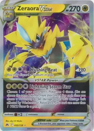 Crown Zenith - Zeraora VSTAR