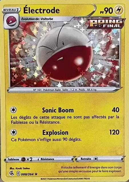 Poing de Fusion - Electrode holographic