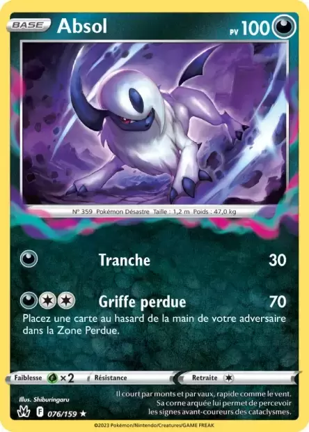 Zénith suprême - Absol Holo