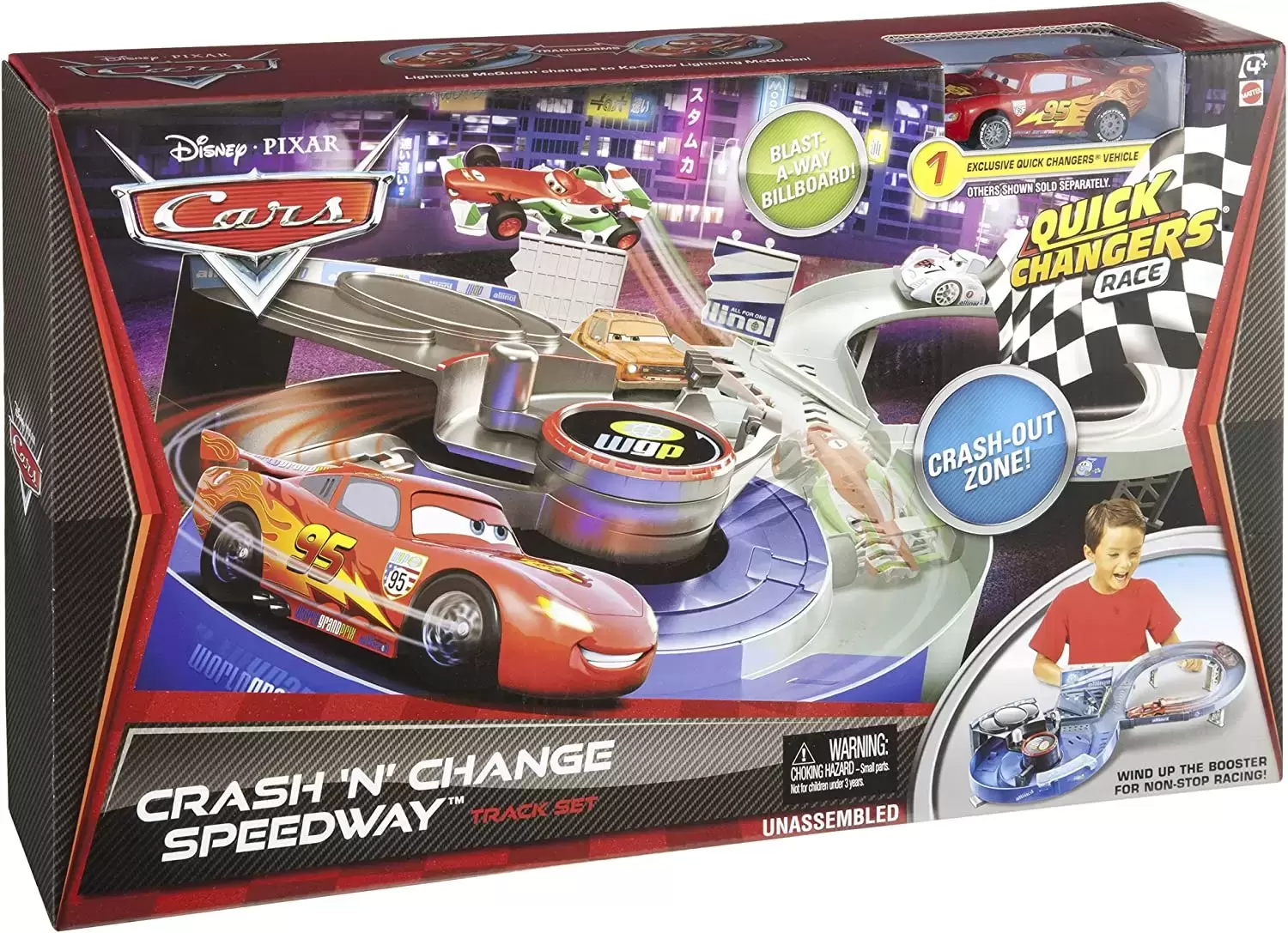 Cars - Playsets - Quick Changers - Crash \'n\' Change Speedway Track Set