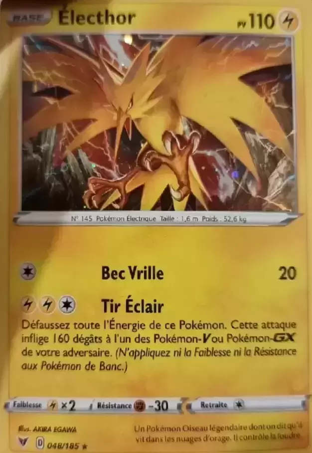 Voltage Eclatant - Zapdos Holo