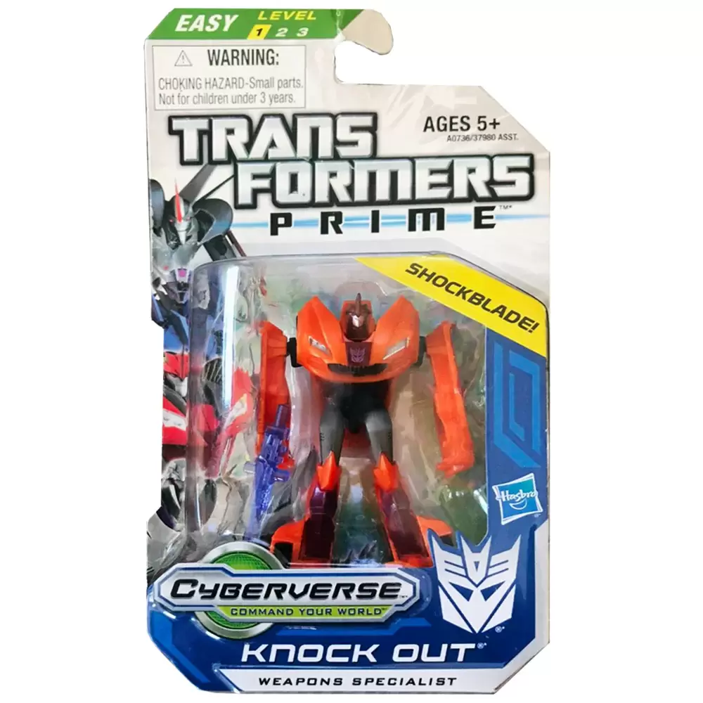 Transformers: R.E.D. Prime Knockout Kids Toy Action Figure for