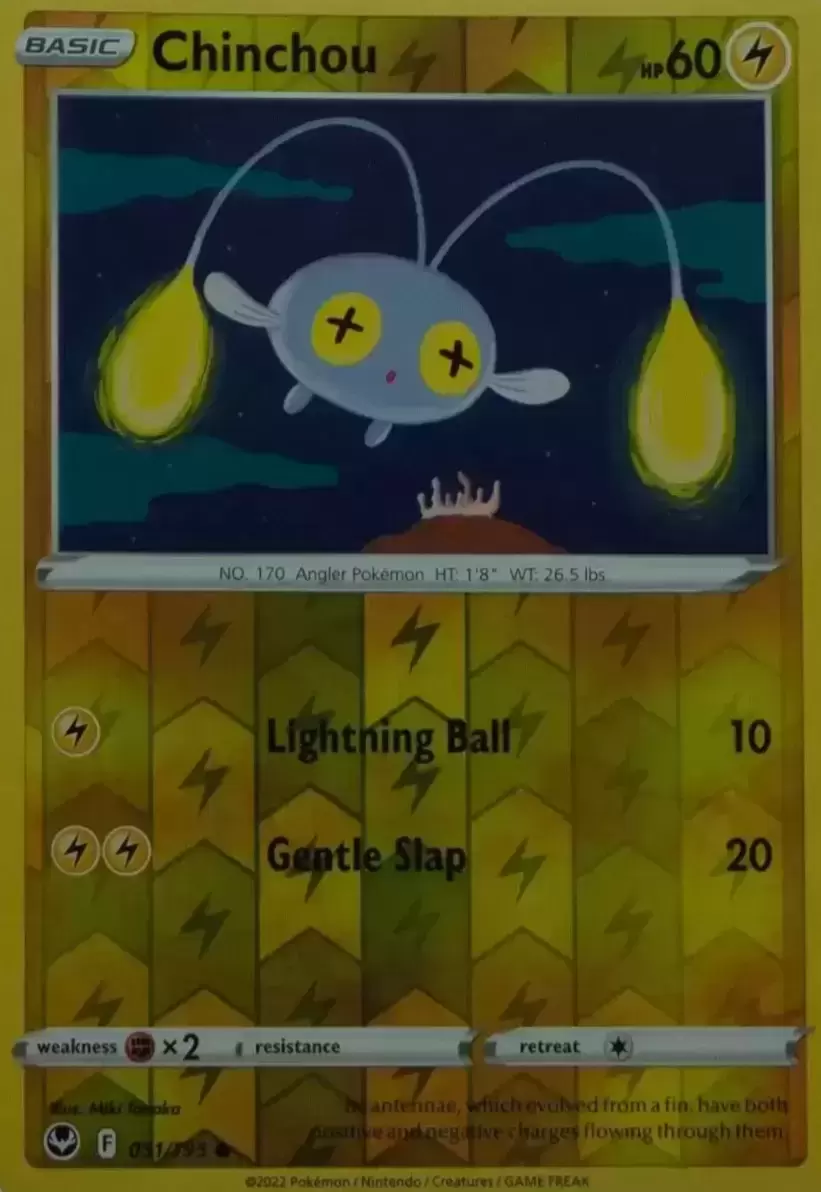Silver Tempest - Chinchou Reverse