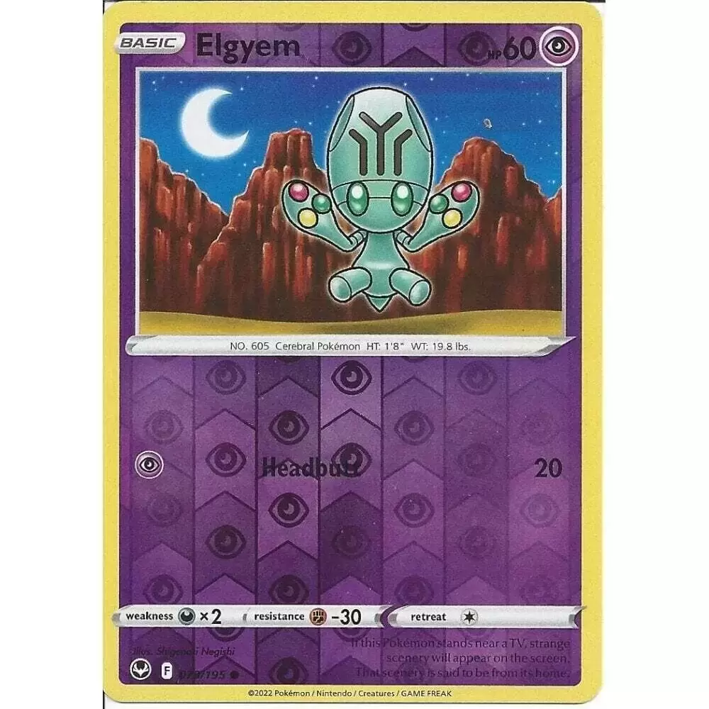 Silver Tempest - Elgyem Reverse