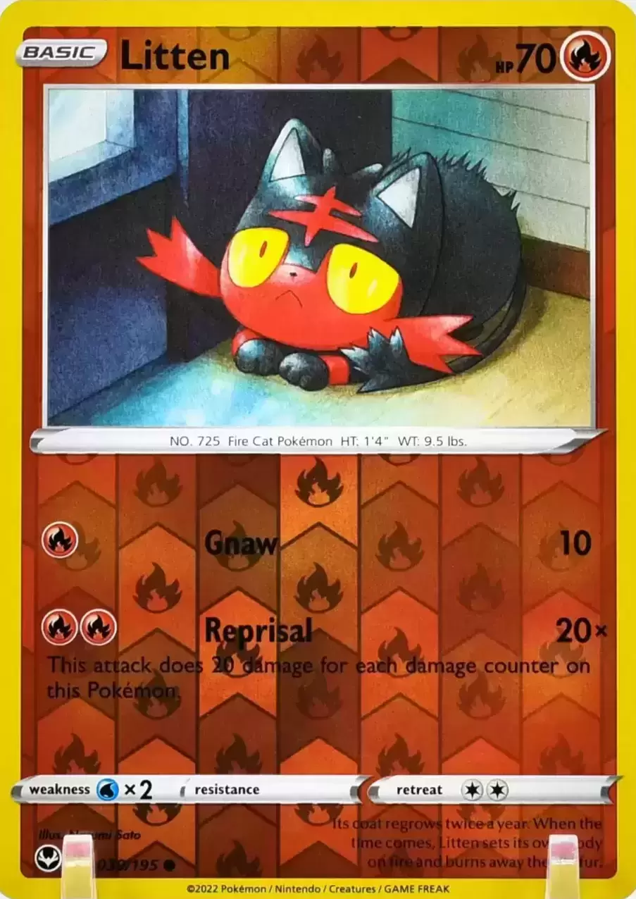 Silver Tempest - Litten Reverse