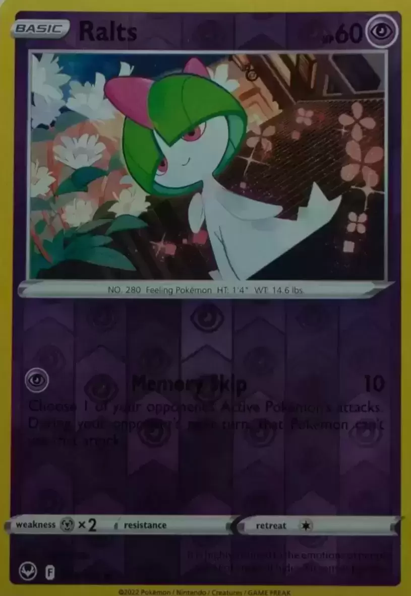 Silver Tempest - Ralts Reverse