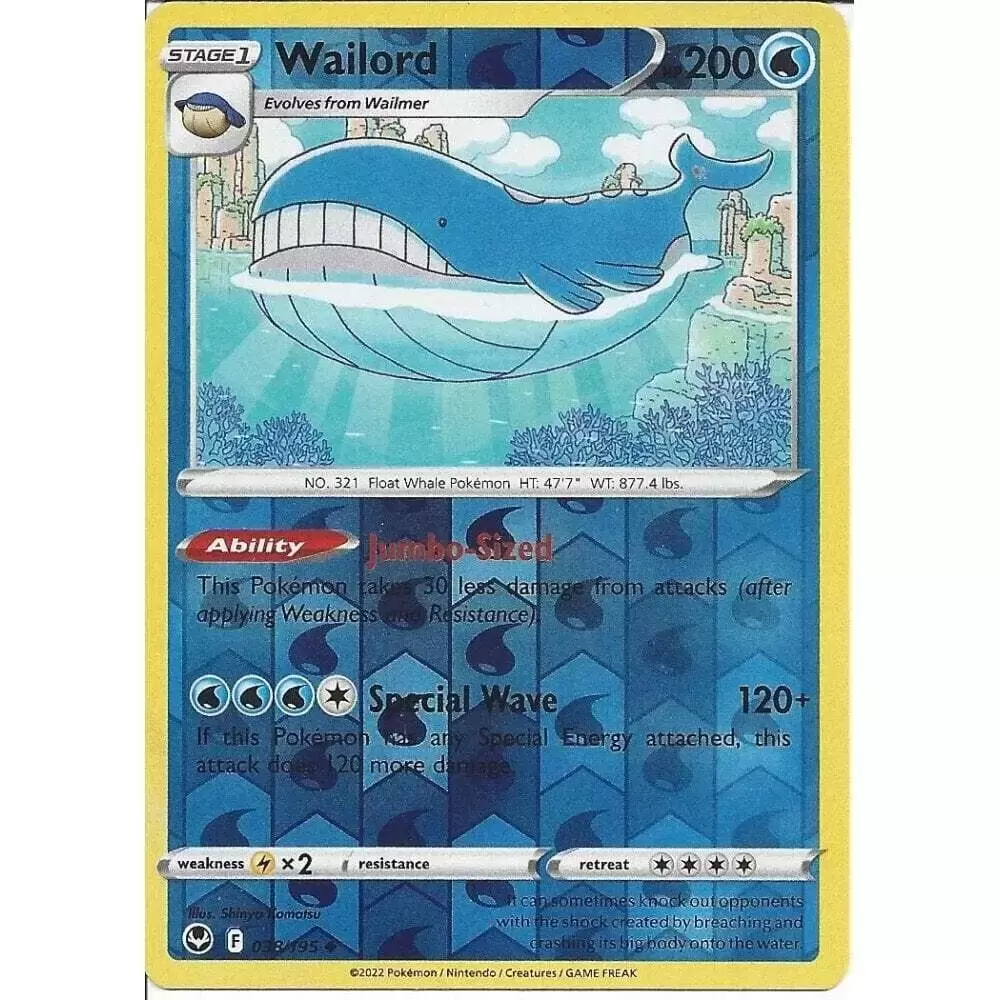 Silver Tempest - Wailord Reverse