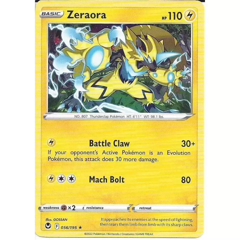 Silver Tempest - Zeraora