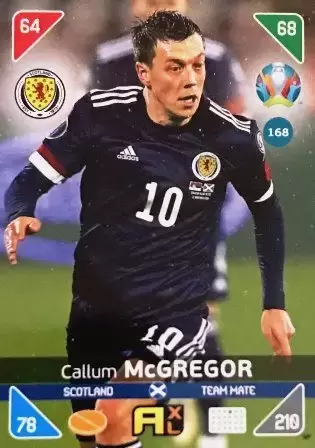 Euro 2020 : 2021 Kick Off - UEFA - Adrenalyn 2021 - Callum McGregor - Scotland