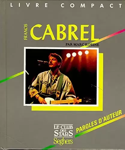 Livres Musique - Francis Cabrel - Livre compact