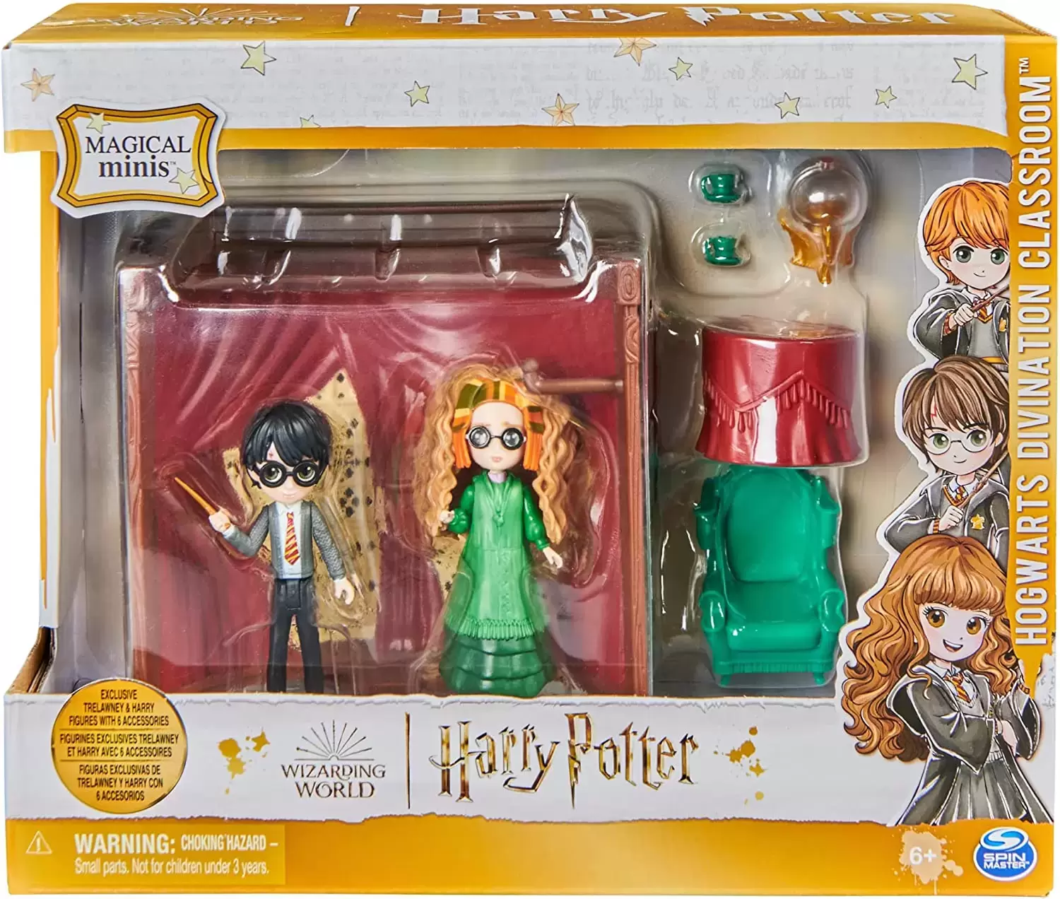Set 6 figuras Harry Potter Hermione Ron Weasley