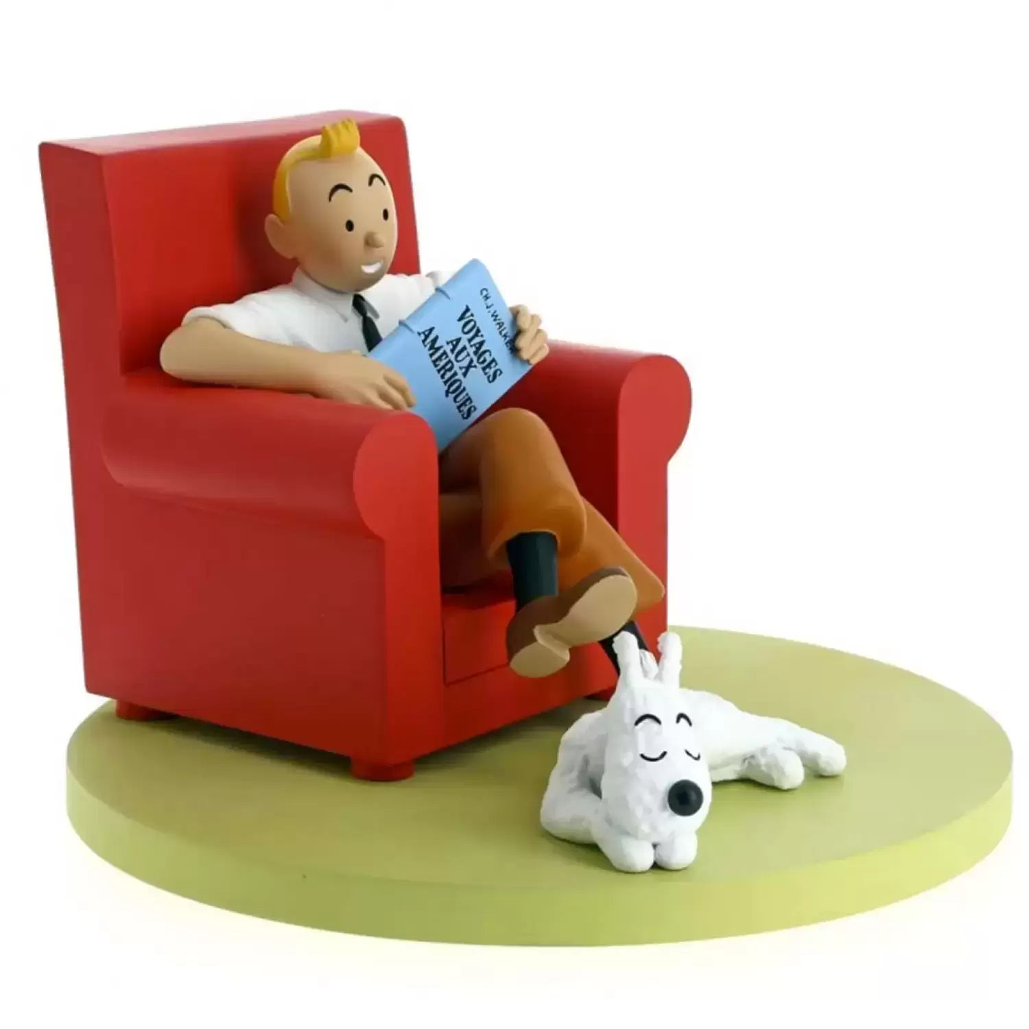Figurines en Résine Tintin - Tintin et Milou at Home