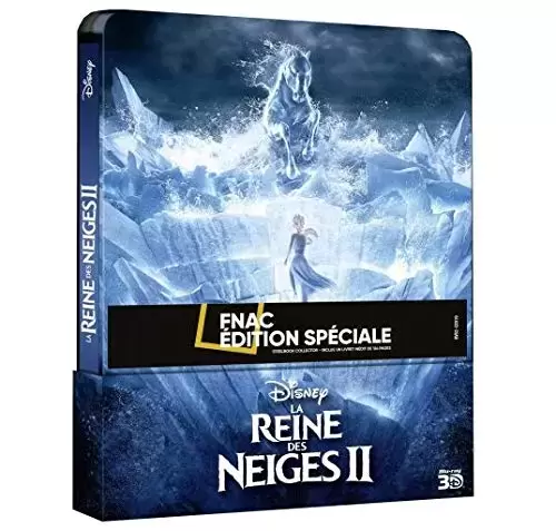 Blu-ray Steelbook - La Reine des neiges 2 (2019) - Blu-ray 2d + 3D Édition Limitée - Boîtier SteelBook