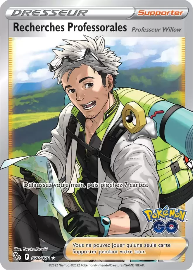 Pokémon Go - Recherches Professorales Professeur Willow