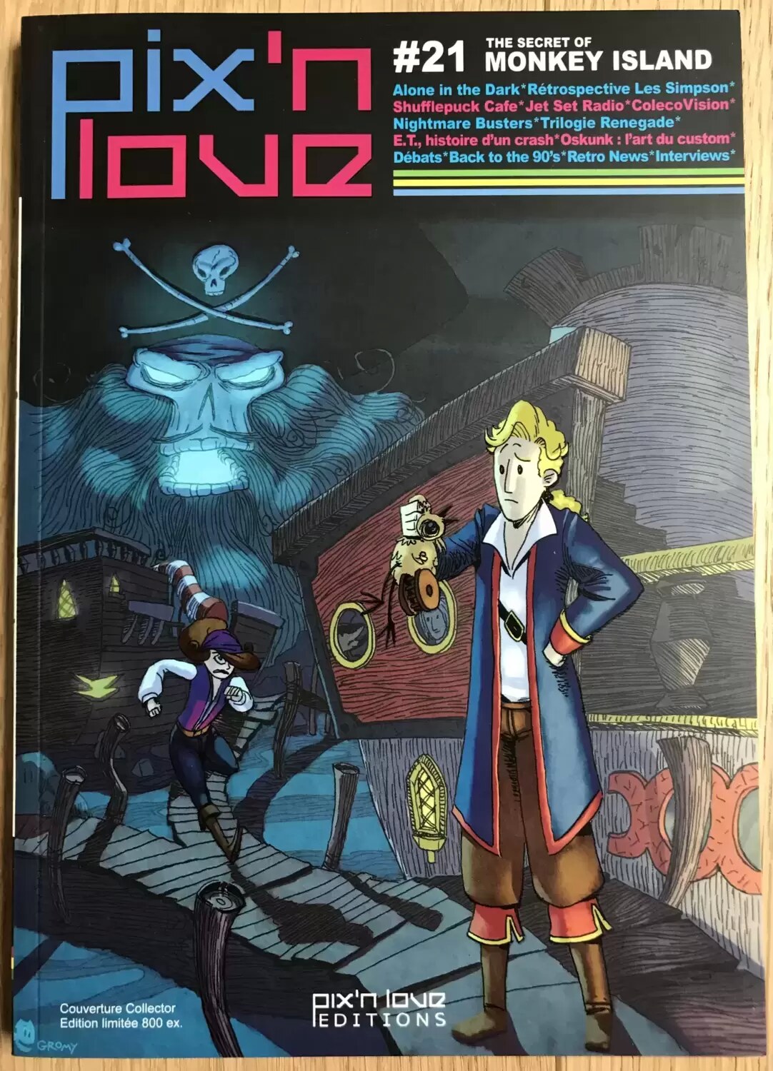Pix\'n Love - Le Mook - Pix\'n Love #21 - The Secret of Monkey Island - Couverture Collector