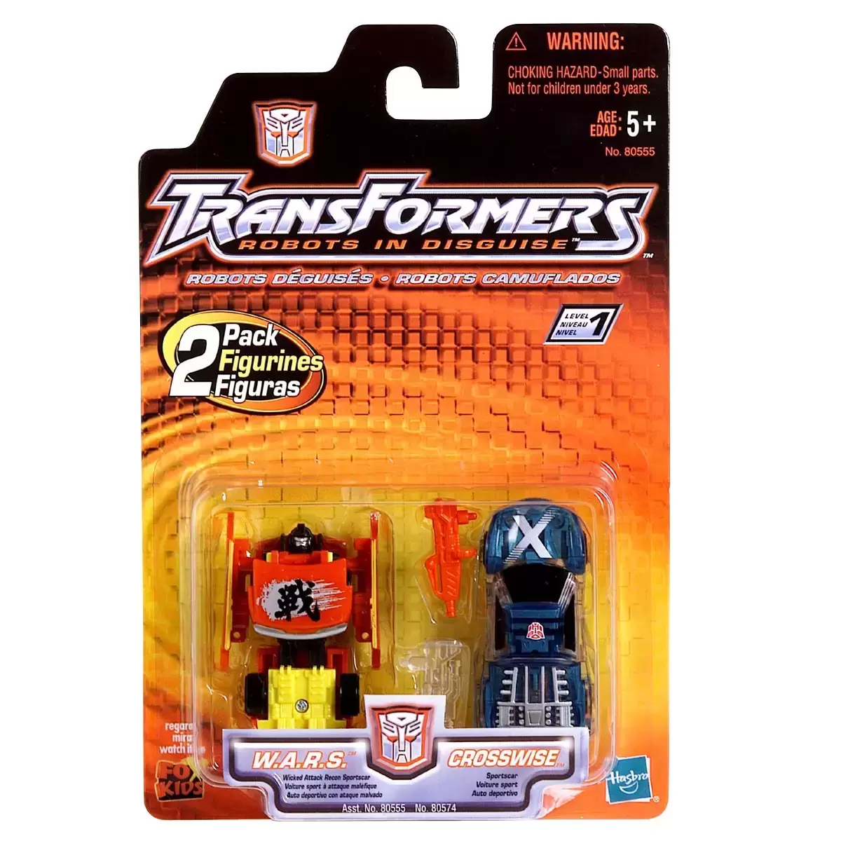 Transformers Robots in Disguise (RID 2001) - Twinpack: Crosswise & W.A.R.S