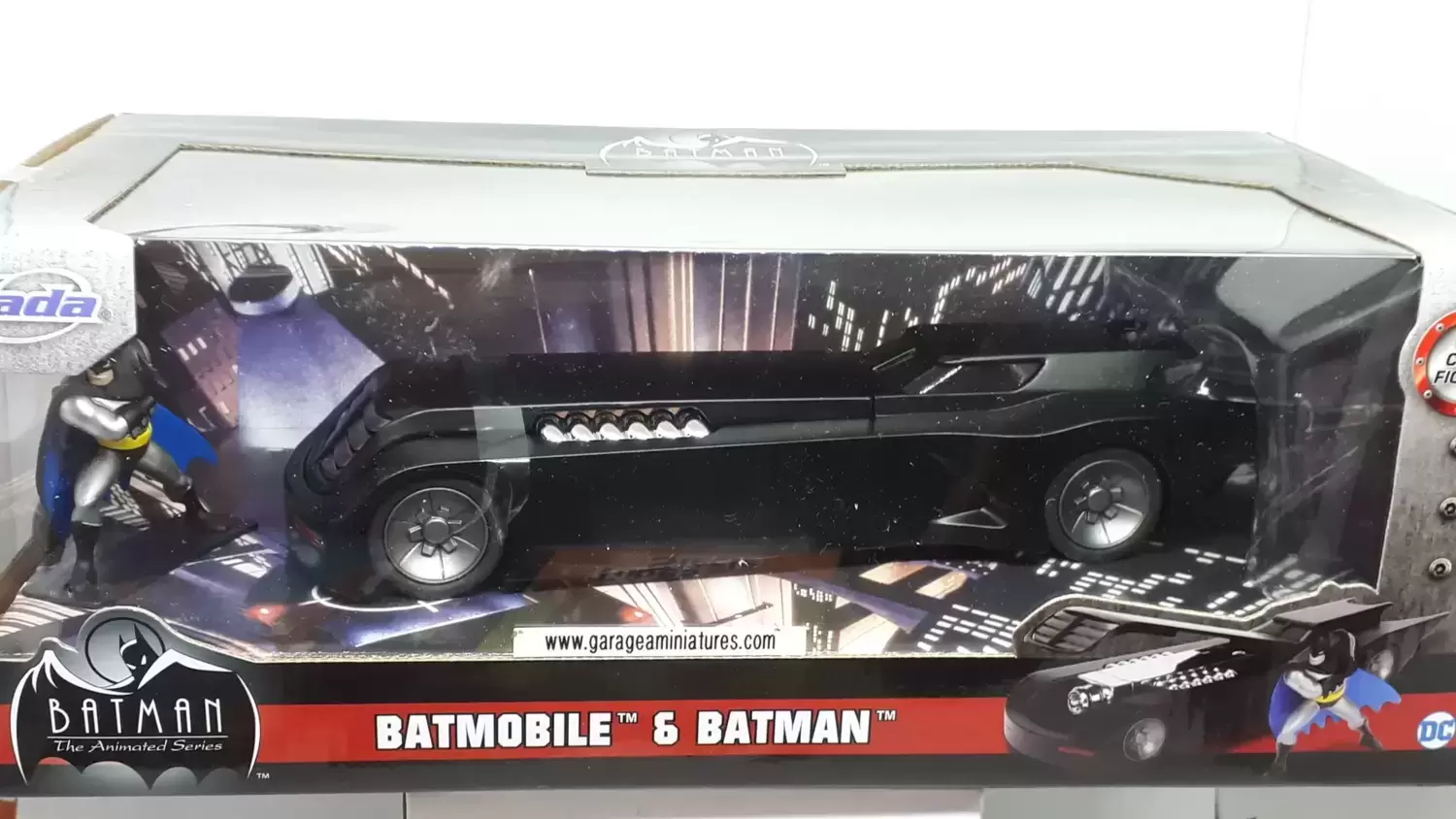 Jada Toys Batman Animated Series Batmobile Die Cast Set