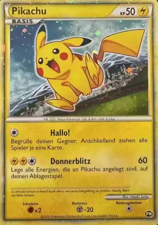 Pikachu World Collection 2010 - Pikachu