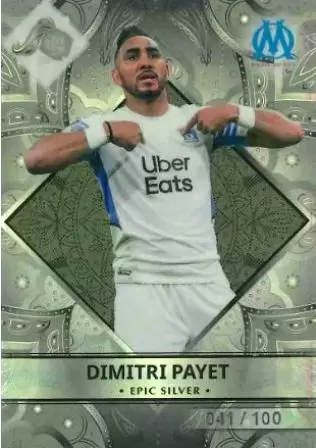 Panini FC Ligue 1 2022-2023 - Dimitri Payet - Olympique de Marseille - Ultra Premium / Epic Silver