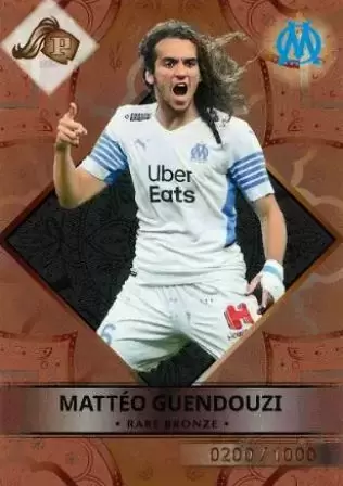 Panini FC Ligue 1 2022-2023 - Matteo Guendouzi - Olympique de Marseille - Ultra Premium / Black Pearl