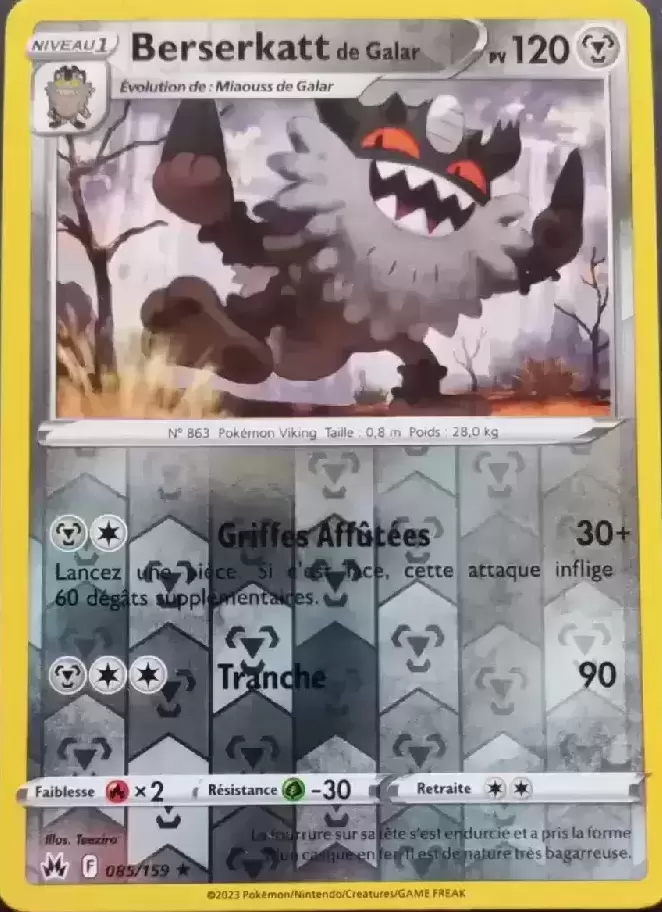 Zénith suprême - Berserkatt de Galar Reverse