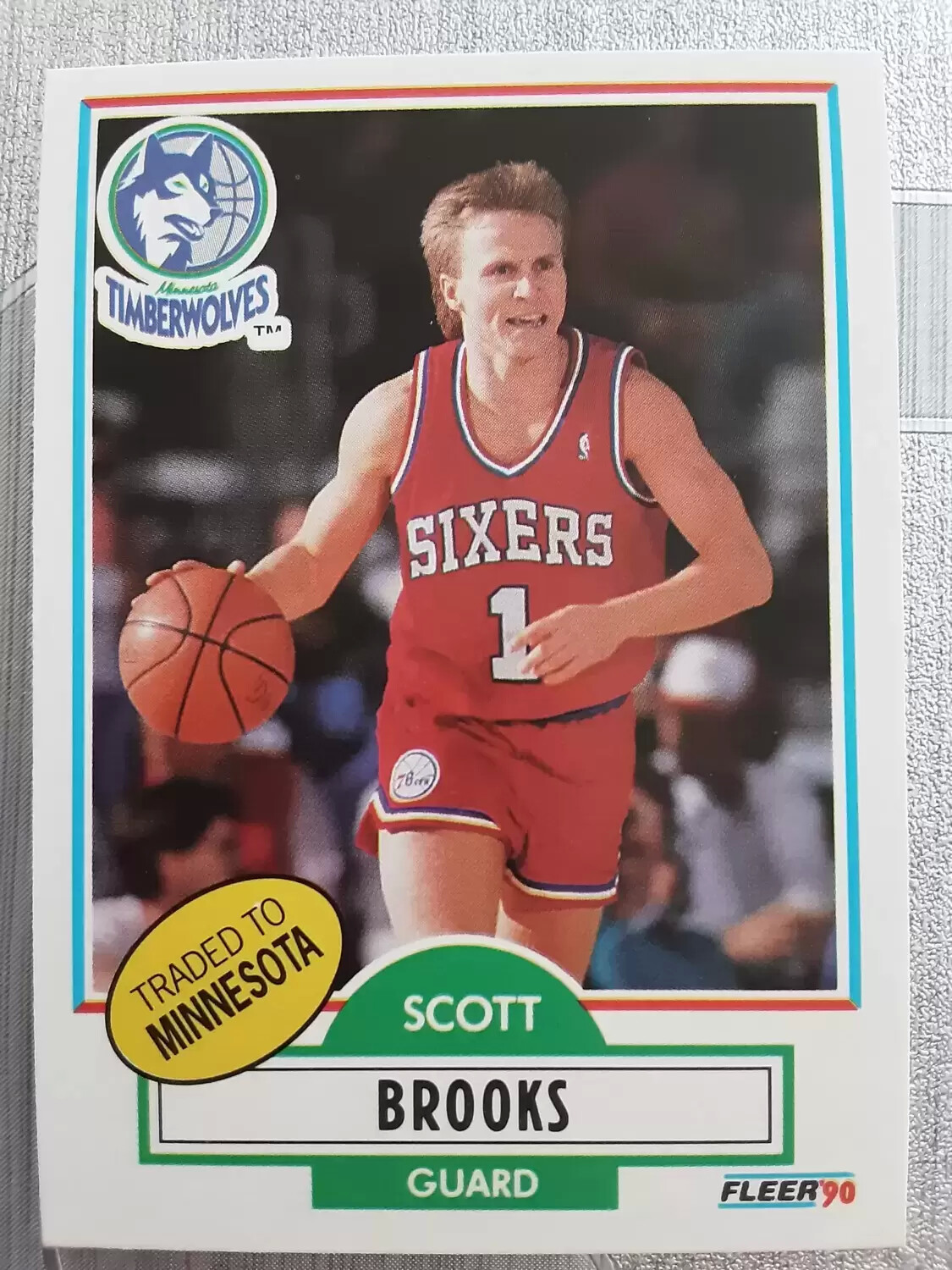 Fleer 1990-91 Basketball NBA - Scott Brooks