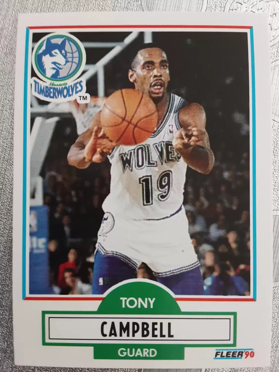 Fleer 1990-91 Basketball NBA - Tony Campbell