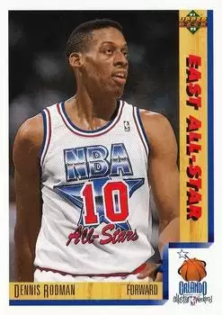 Dennis Rodman AS - Upper D.E.C.K - NBA Basketball 91-92 Edition