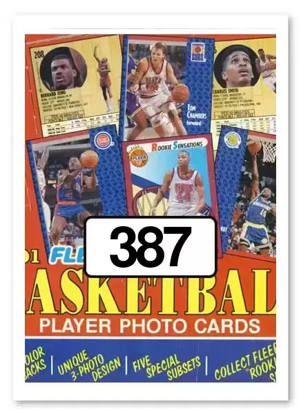 Fleer 1991-1992 Basketball NBA - Tony Campbell TL