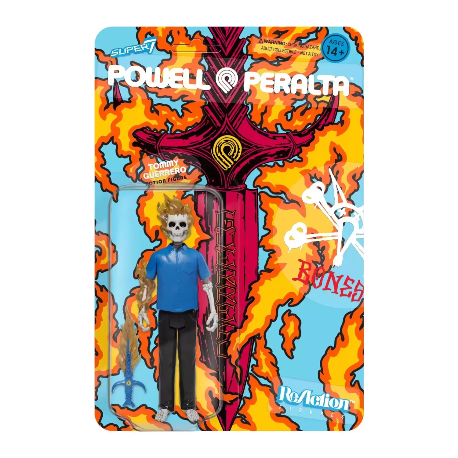 ReAction Figures - Powell Peralta - Tommy Guerrero - Flaming Dagger