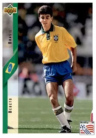 World Cup USA 1994 - Upper Deck - Bebeto - Brazil