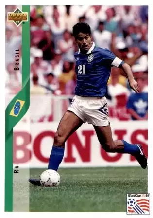 World Cup USA 1994 - Upper Deck - Rai - Brazil