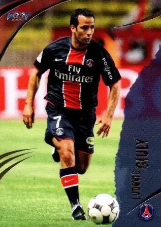 Panini FOOT 2009 Trading Cards - Ludovic Giuly - Paris Saint-Germain