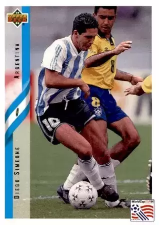 World Cup USA 1994 - Upper Deck - Diego Simeone - Argentina