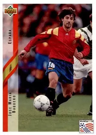 World Cup USA 1994 - Upper Deck - Jose Maria Baquero - Spain