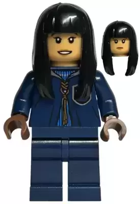 Lego Harry Potter Minifigures - Cho Chang - Dark Blue Ravenclaw Quidditch Uniform