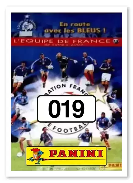 Panini L\'Equipe de France de 1998 à 2002 - Zinédine Zidane - Portrait