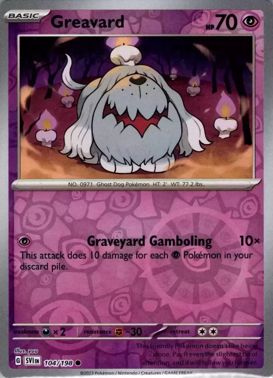 Scarlet & Violet - SVIen - Greavard Reverse