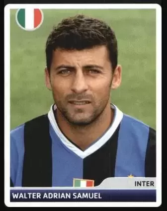 UEFA Champions league 2006-2007 - Walter Adrian Samuel - Inter (Italia)